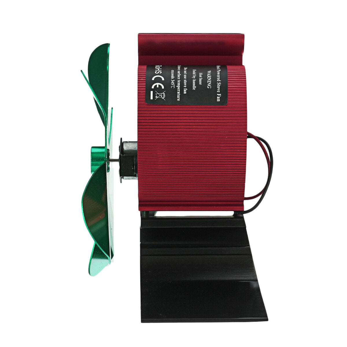 5 Blade Fireplace Fan Christmas Heat Powered Stove Fan Wood Burner Quiet Efficient Heat Distribution Fan Home Winter