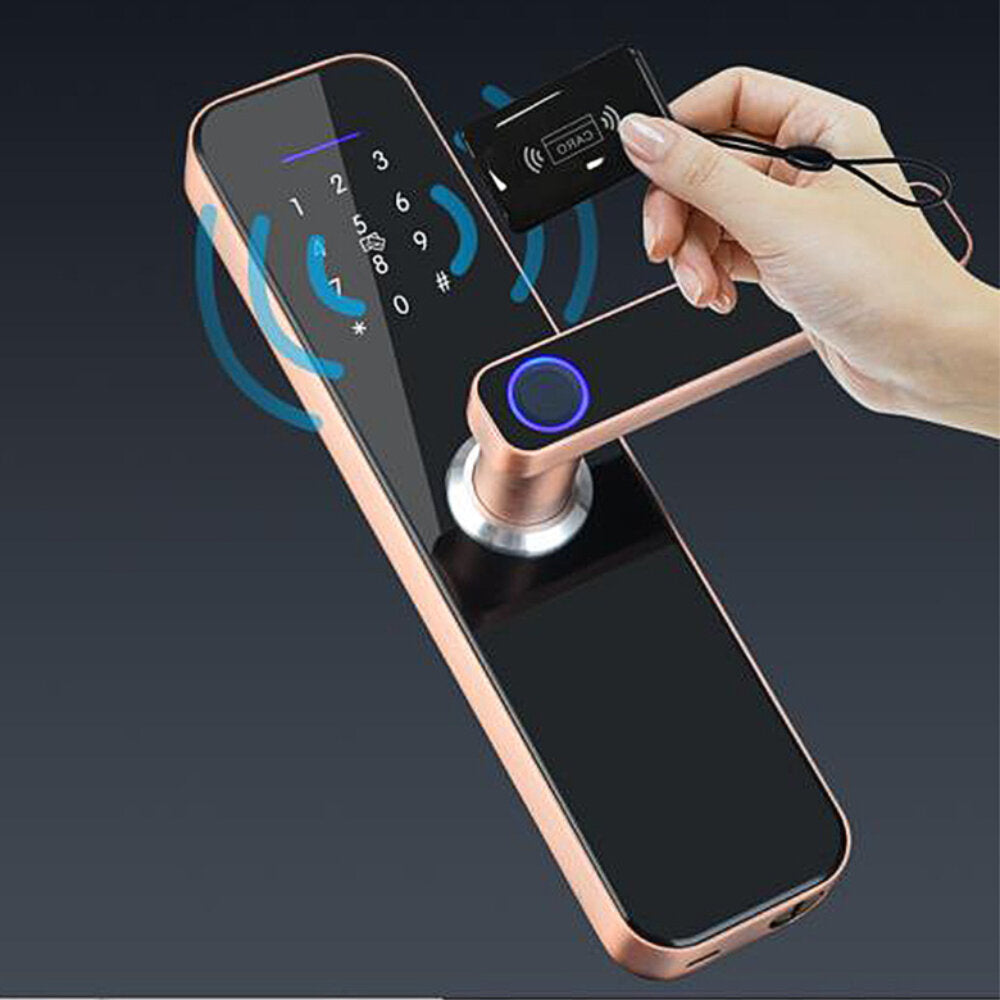 Smart Door Lock Fingerprint Keyless Multi-function Unlock Digital Deadbolt Bluetooth WiFi Key Wireless Room Door Anti-theft