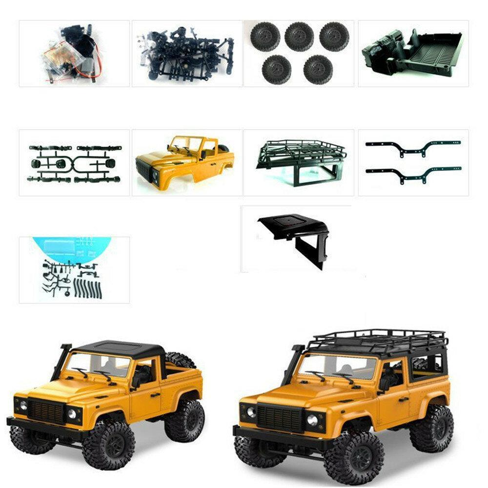 2.4G 4WD Rc Car Crawler Monster Truck Without ESC Transmitter Receiver Battery