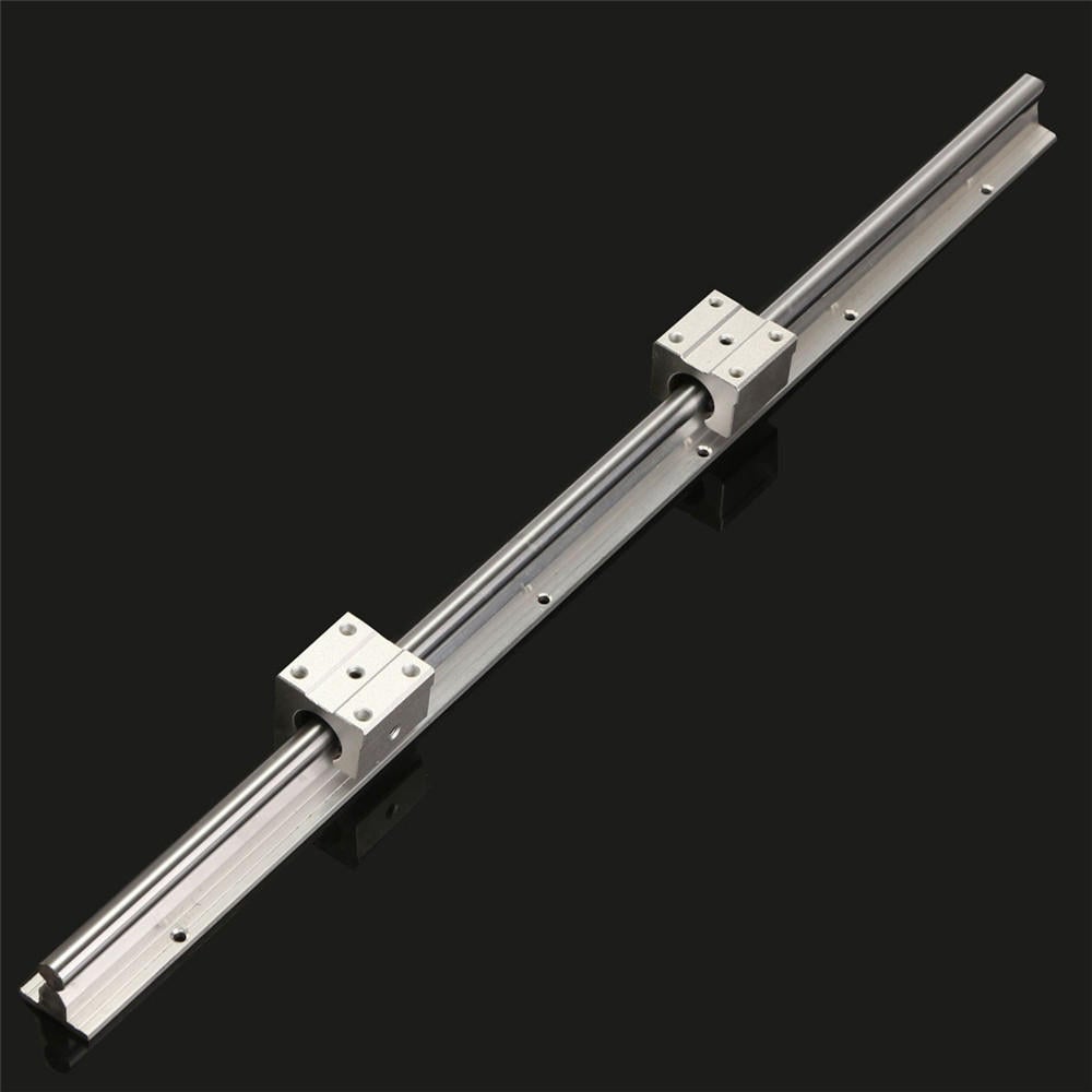 600mm Linear Rail Shaft Rod with 2 SBR12UU Block