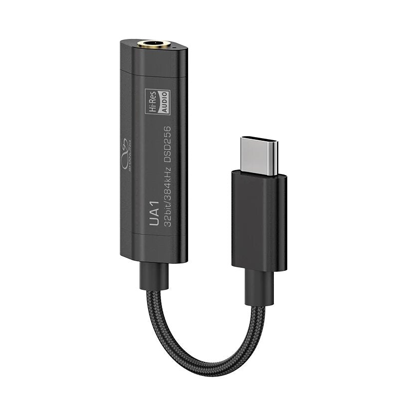 USB DAC AMP Audio ES9218P Chip Adapters Type-C To 3.5mm Cable PCM 32/384 and DSD256 for Android Windows