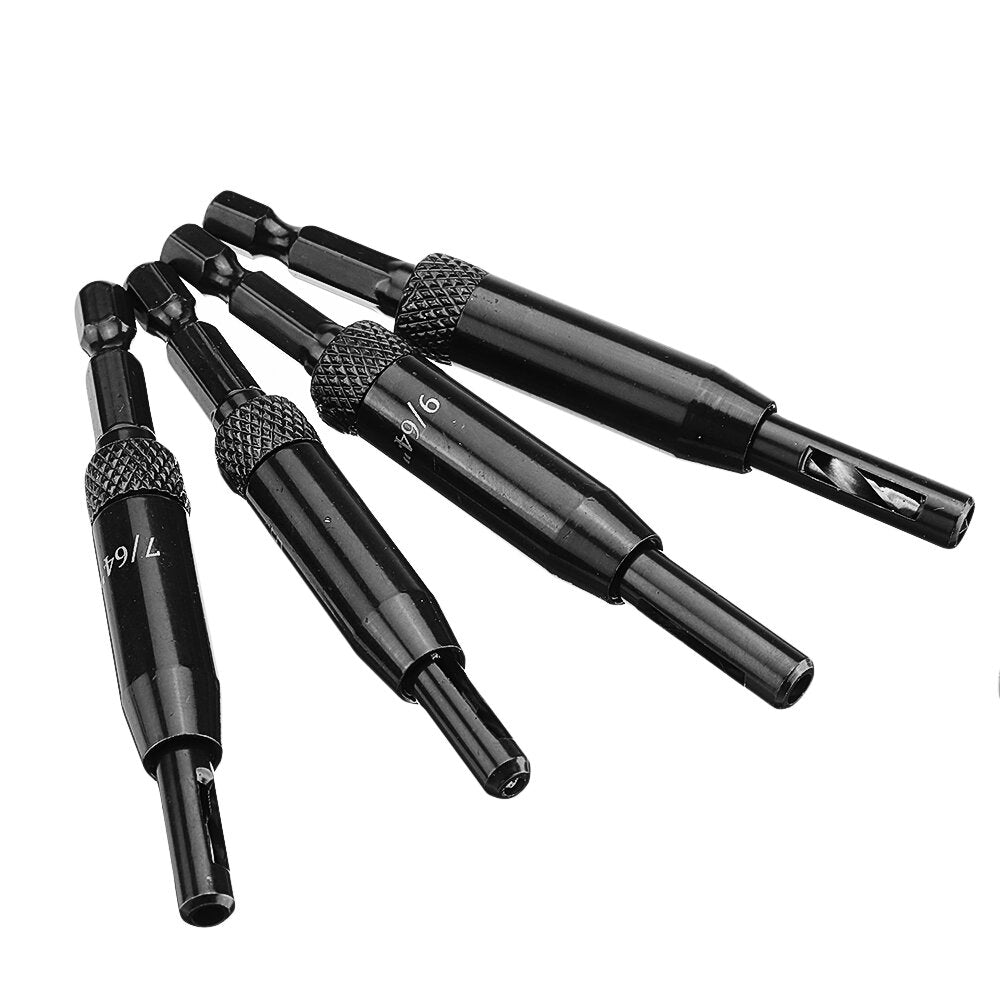 Aluminium Alloy Self Centering Door Hinges Drill Bit Hole Puncher Reaming Tool Countersink Drill Bit