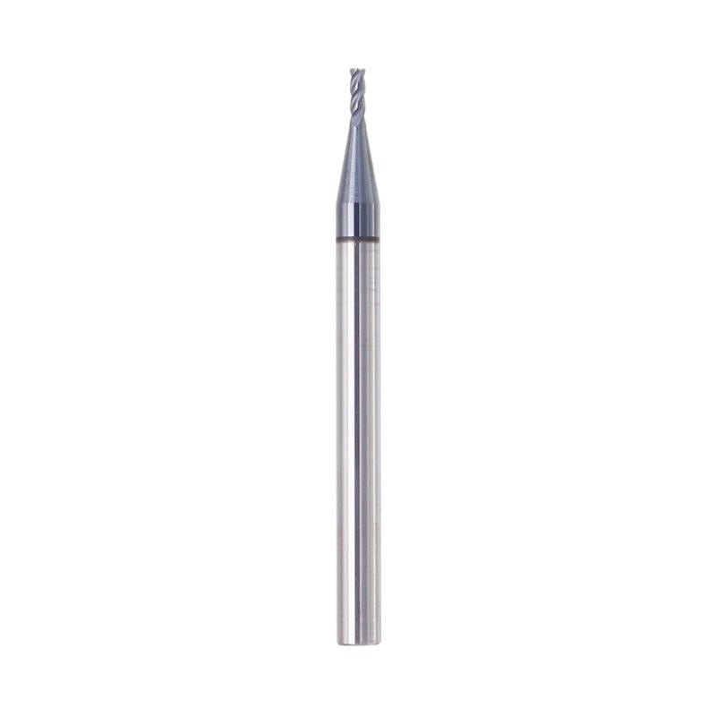 10pcs 1.5mm HRC55 TiAlN 2 Flutes End Mill Cutter Tungsten Carbide Milling Cutter CNC Tool
