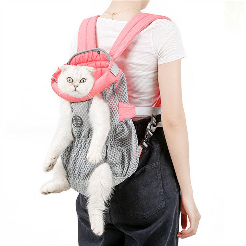 Pet Backpack for Going Out Adjustable Size Extra Padded Foam And Strap Special Design Round Foam to Relieve Pressure