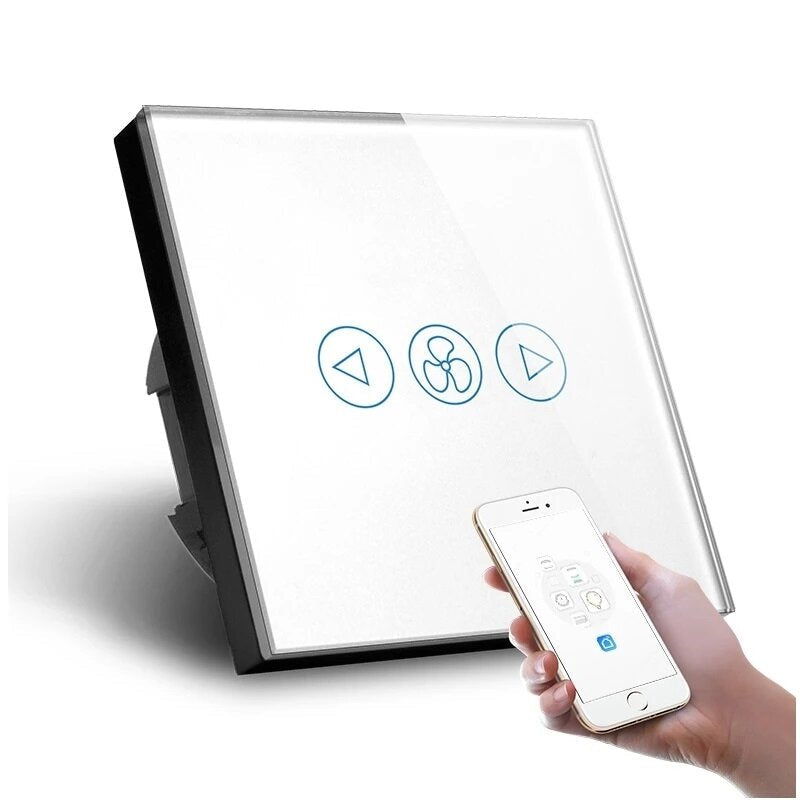 APP WiFi Speed Controller Fan Touch Switch for Mobile Remote Control 110-240V 2.4 GHz