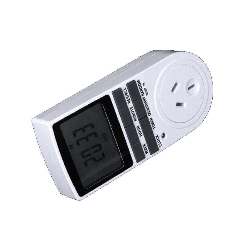 Electronic Digital Timer Switch US Kitchen Timer 24 Hour Cyclic Programmable Timing Socket 15A 1800W 120V