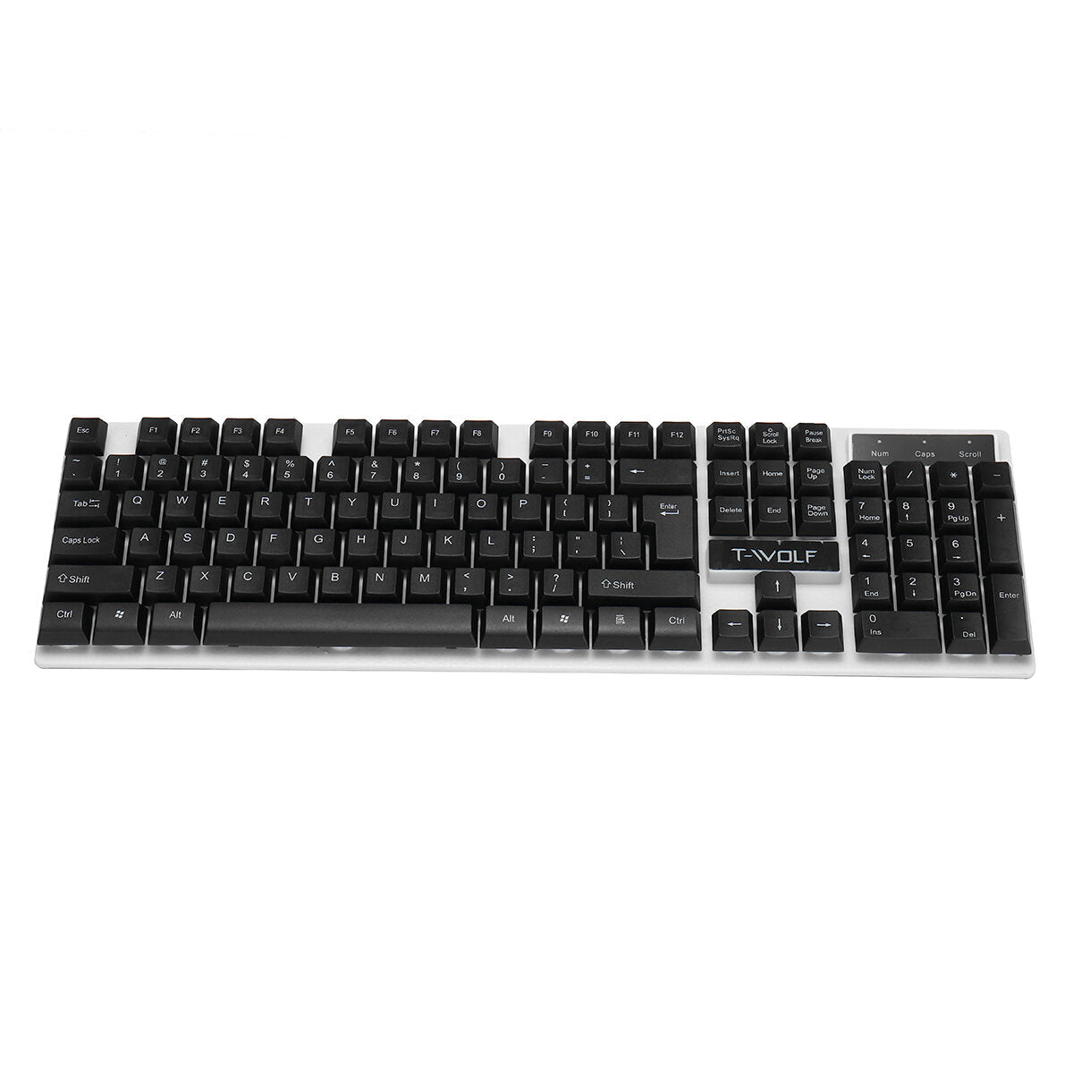 Wired Keyboard & Mouse Set 104 Keys USB Wired Keyboard 2400DPI Mouse RGB Backlit Gaming Keyboard Mouse Combo