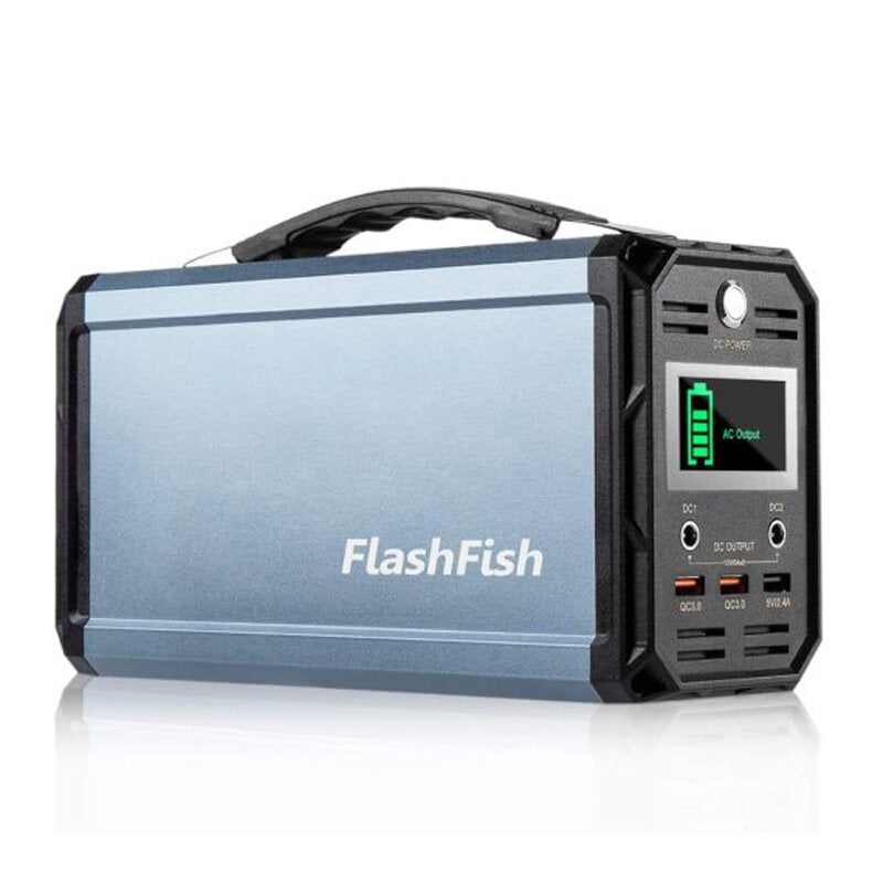 60000mAh 300W Portable Power Station+ 100W 18V Portable Solar Panel With 5V USB Emergency Power Supply Kit For Outdoor Camping Traveling