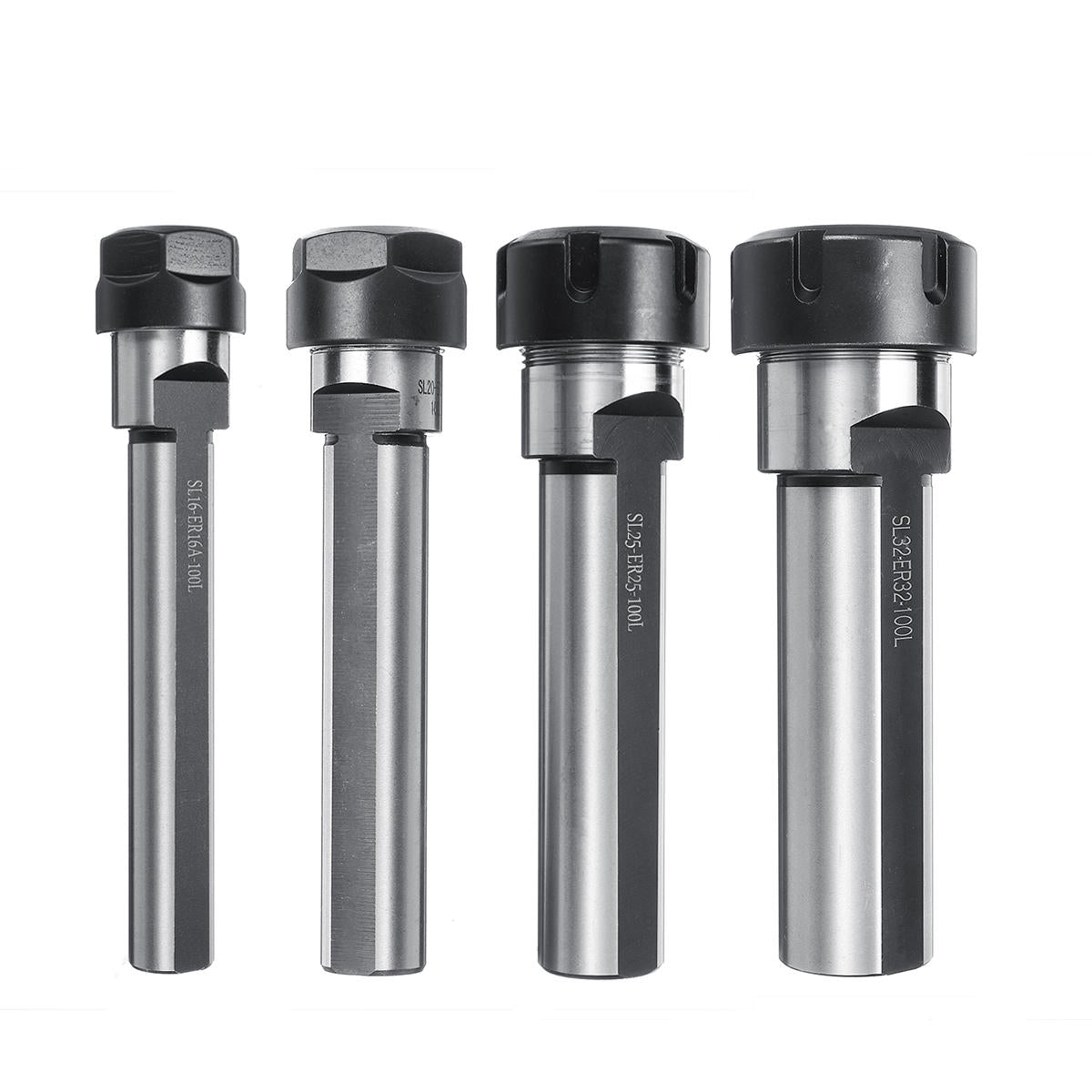 ER16/ER20/ER25/ER32 Tool Holder Collet Chuck Side-mounted Extension Rod CNC Milling