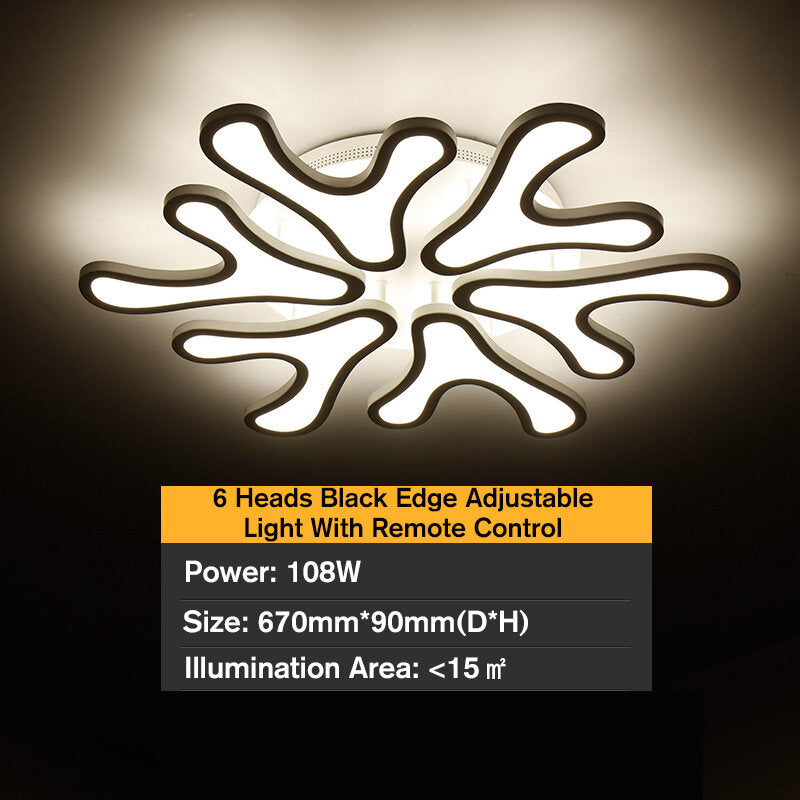LED Modern Ceiling Light For Living Dining Room Bedroom Deer Antler Chandelier