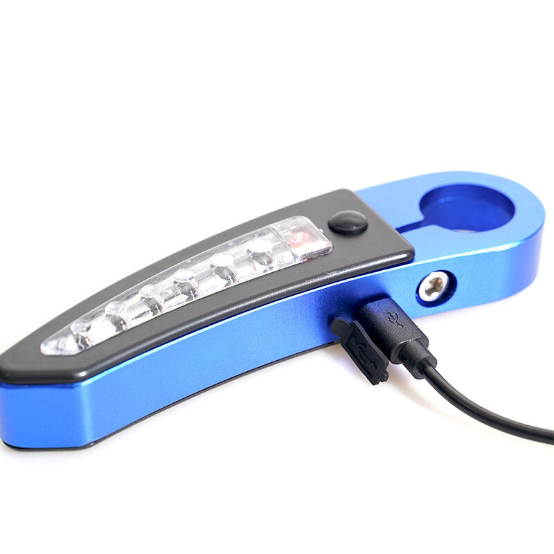 Scooter Handlebar with Turn Signal Light Non-slip Adjustable Handle Grip 2 Modes USN/Solar Rechargeable Safe Indicators for M365 / Pro Ninebot Scooter