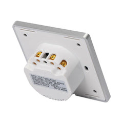 WiFi Curtain Switch Type 86 EU Standard Metal Frame Brushed Wall Curtain Switch