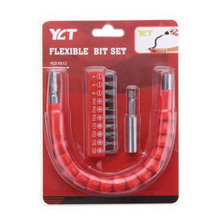 300mm Flexible Shaft with 10pcs Screwdriver Bit and Extension Rod for Electronic Drill