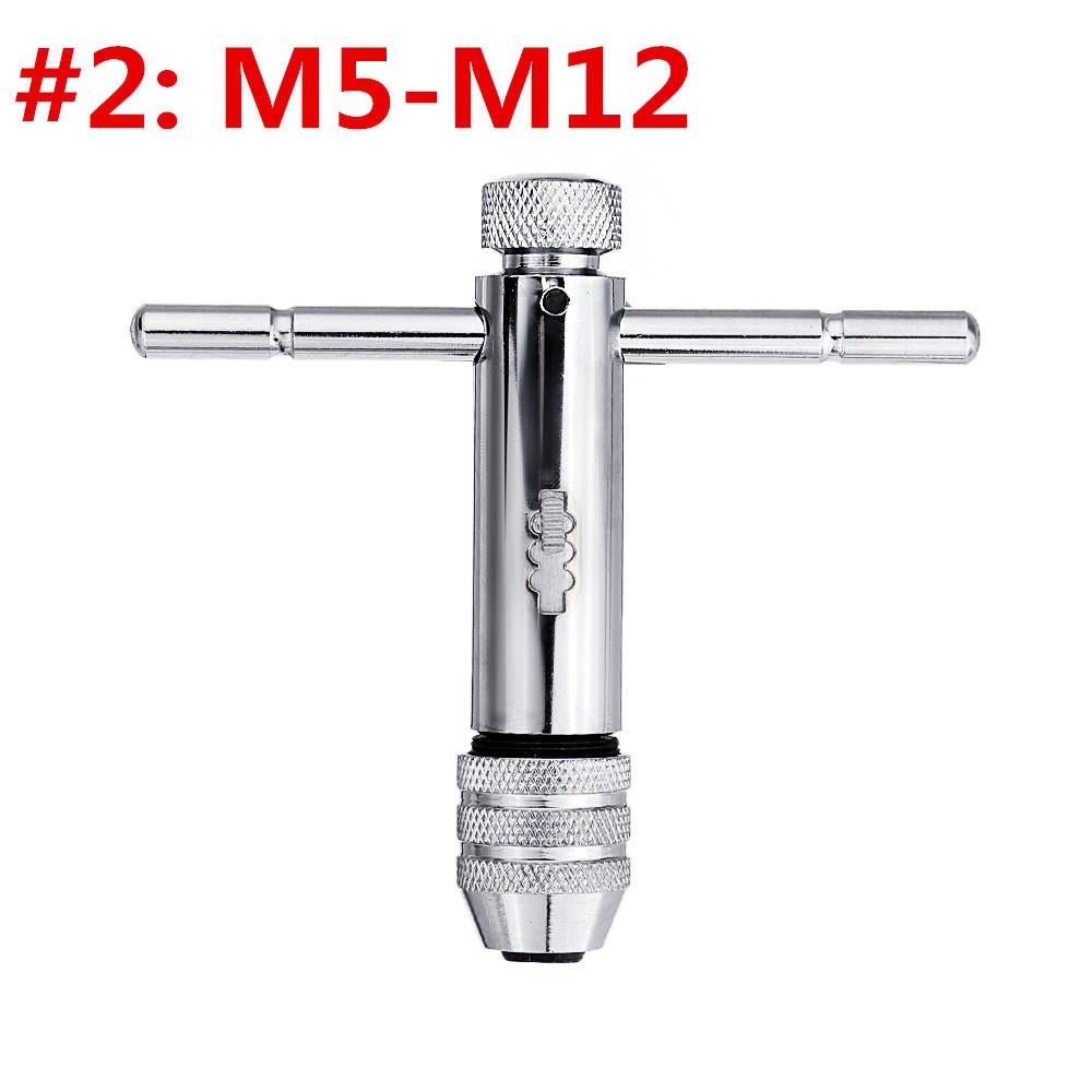 T-handle Screw Tap Handle M3-M8 M5-M12 Standard and Extended Length Tap Wrench Hand Tapping Tool
