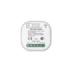 Wifi Remote Control Switch No Battery Self-Powered Waterproof Light Switch AC 85V-240V 60HZ/50HZ 16A RF433Mhz
