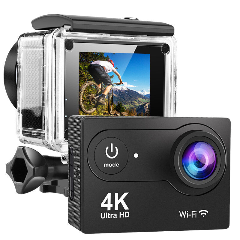 Ultra HD 4Kat60fps EIS Anti-shake Action Sport Camera 170 Lens 5G WiFi 30m Waterproof with Remote Control Full Set of Accessories for Vlog Travel