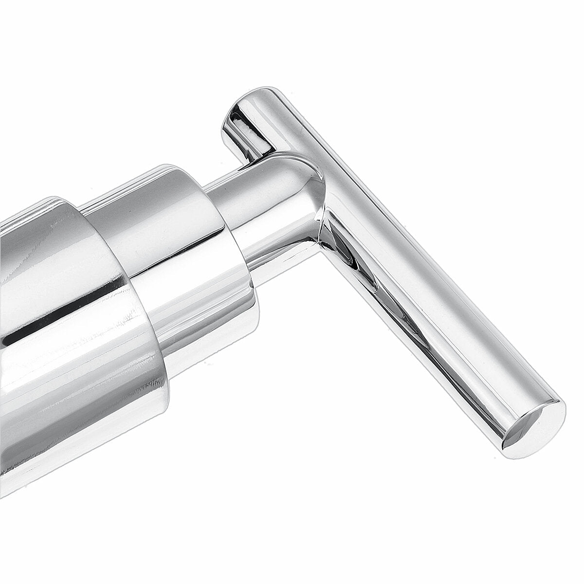 Modern Dual Lever Chrome Kitchen Sink Faucet Hot Cold Mixer Taps Deck Mounted Tap 2 Hole