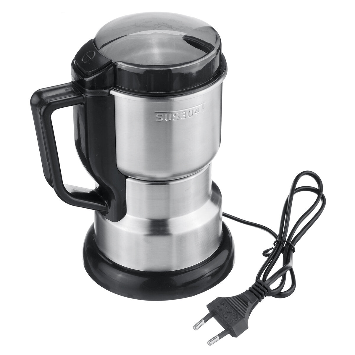 Electric Coffee Grinder Stainless Grain Food Bean Grinding Powder Crusher 400W