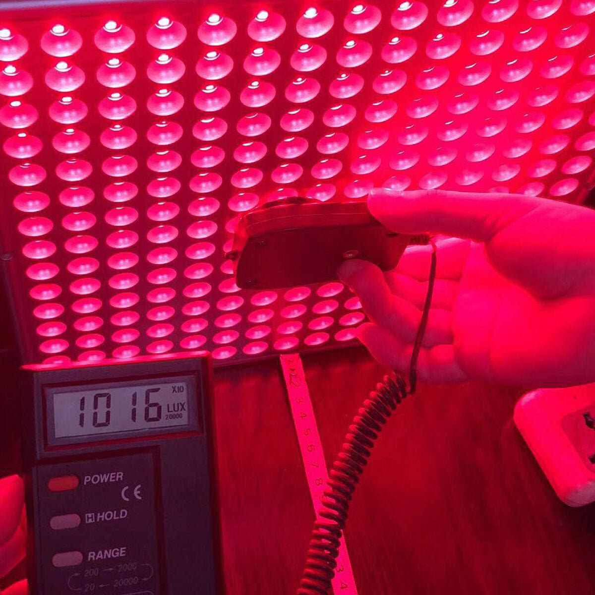 45W Anti-Aging 225LED Infrared Therapy Infrared Light 660nm 850nm Lamp AC85-265V