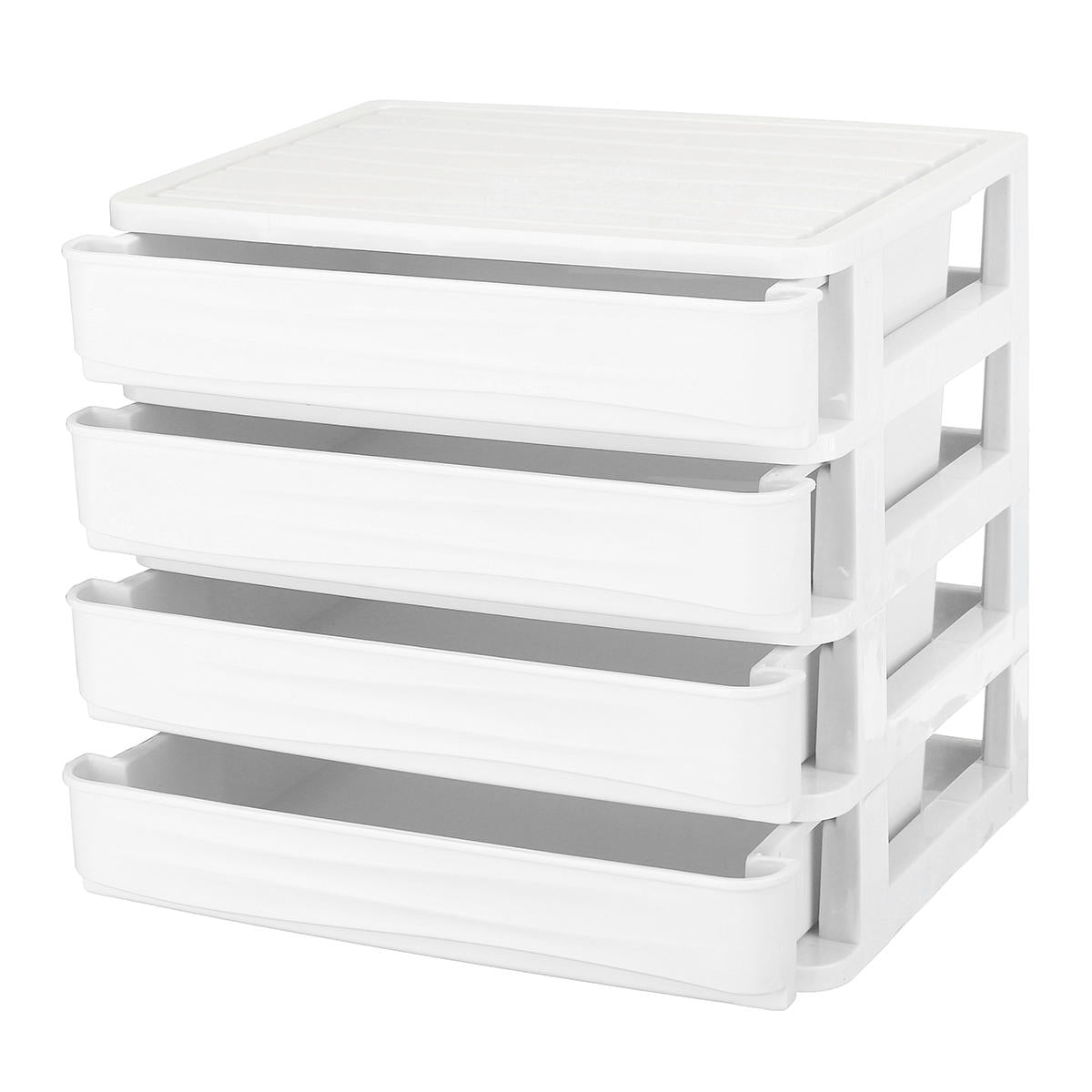 1/2/3/4 Tiers Multilayer Drawer Type Makeup Box Cosmetic Makeup Box Desktop Organizer Storage Box Display Box