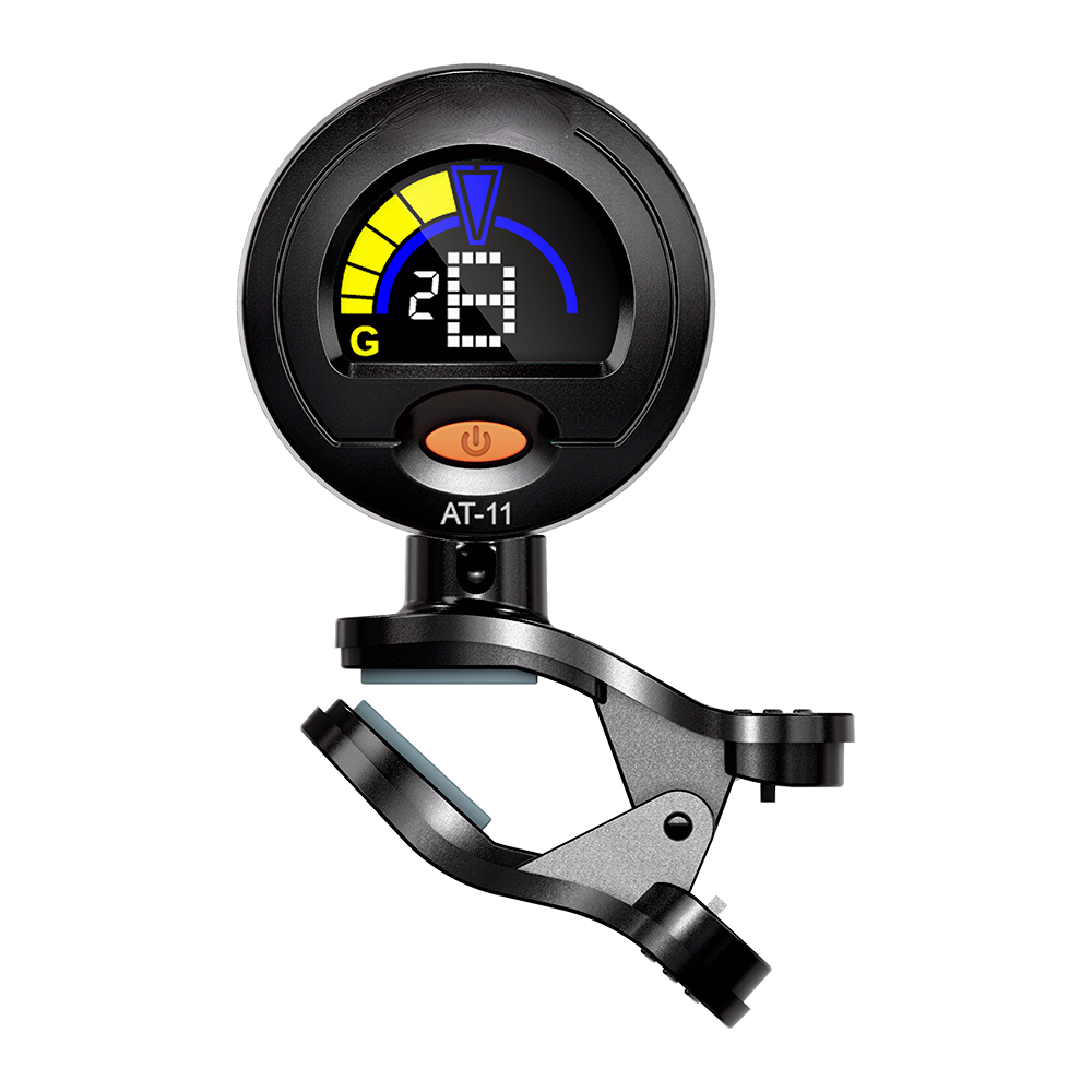 Clip-on Tuner Color Screen for Chromatic Guitar Bass Ukulele Violin