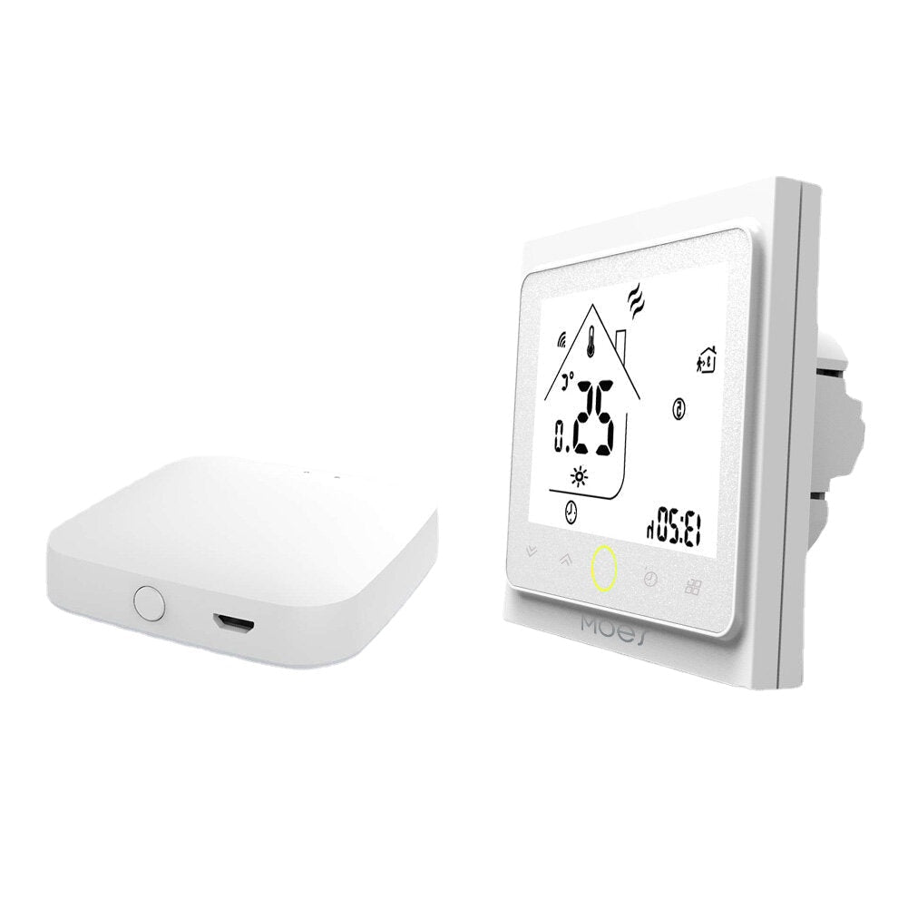 Smart Thermostat Temperature Controller Hub Required Water/Electric floor Heating Water/Gas Boiler with Alexa Google Home