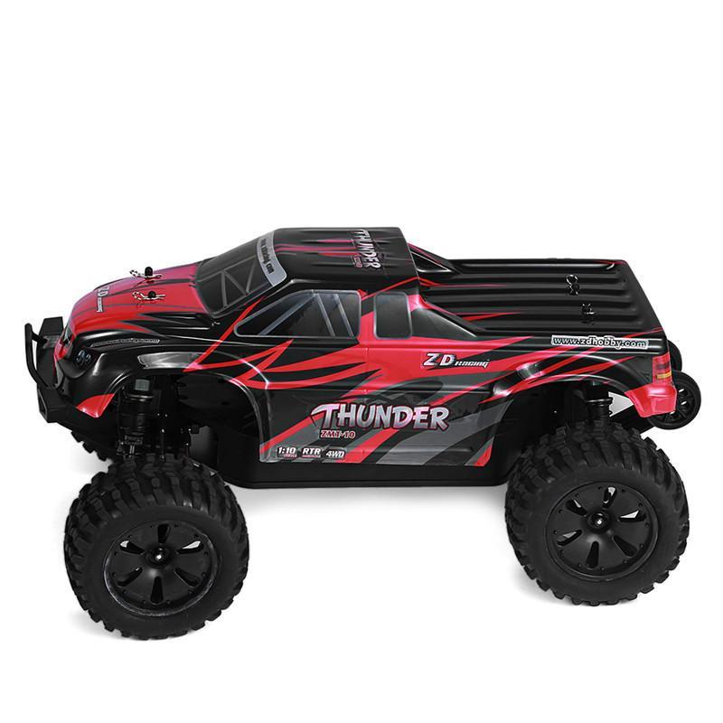 Racing Thunder 2.4G 4WD Brushless 70KM/h Racing RC Car Off-Road Truck RTR Toys