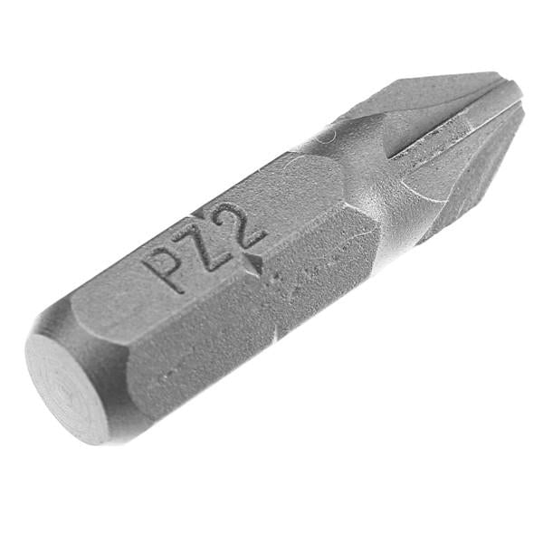 25pcs 25mm PZ2 Screwdriver Bits Set Hex Magnetic Power Tool