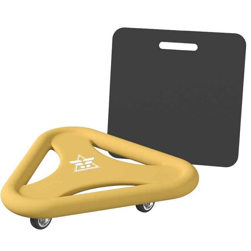 Multifunctional Triangular Abdominal Plate Fitness AB Roller Plate Silent Universal Abdominal Wheel