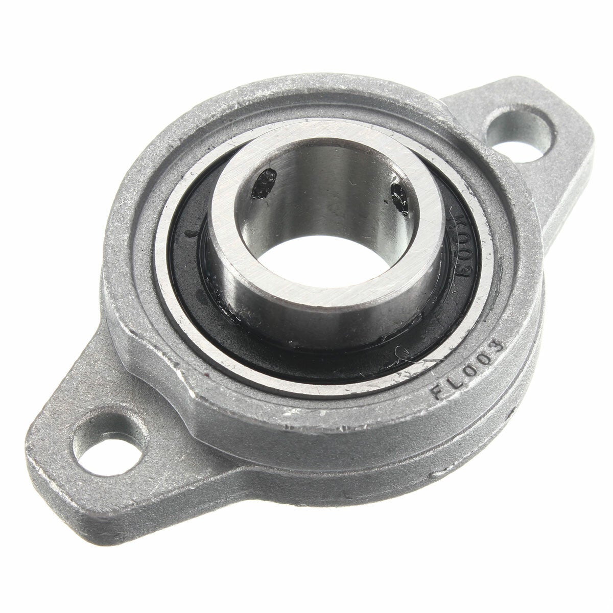 Zinc Alloy Pillow Block Flange Ball Bearing 8/10/12/15/17mm Bore Diameter KFL Series