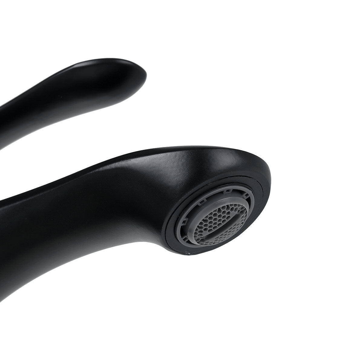Matte Black Bathroom Sink Faucet Basin Cold/Hot Mixer Tap Single Handle