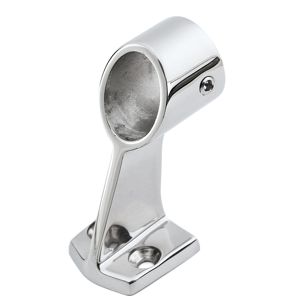Stainless Steel Boat Hand Rail 60 Degree Center Stanchion For 1inch Tubing Marine