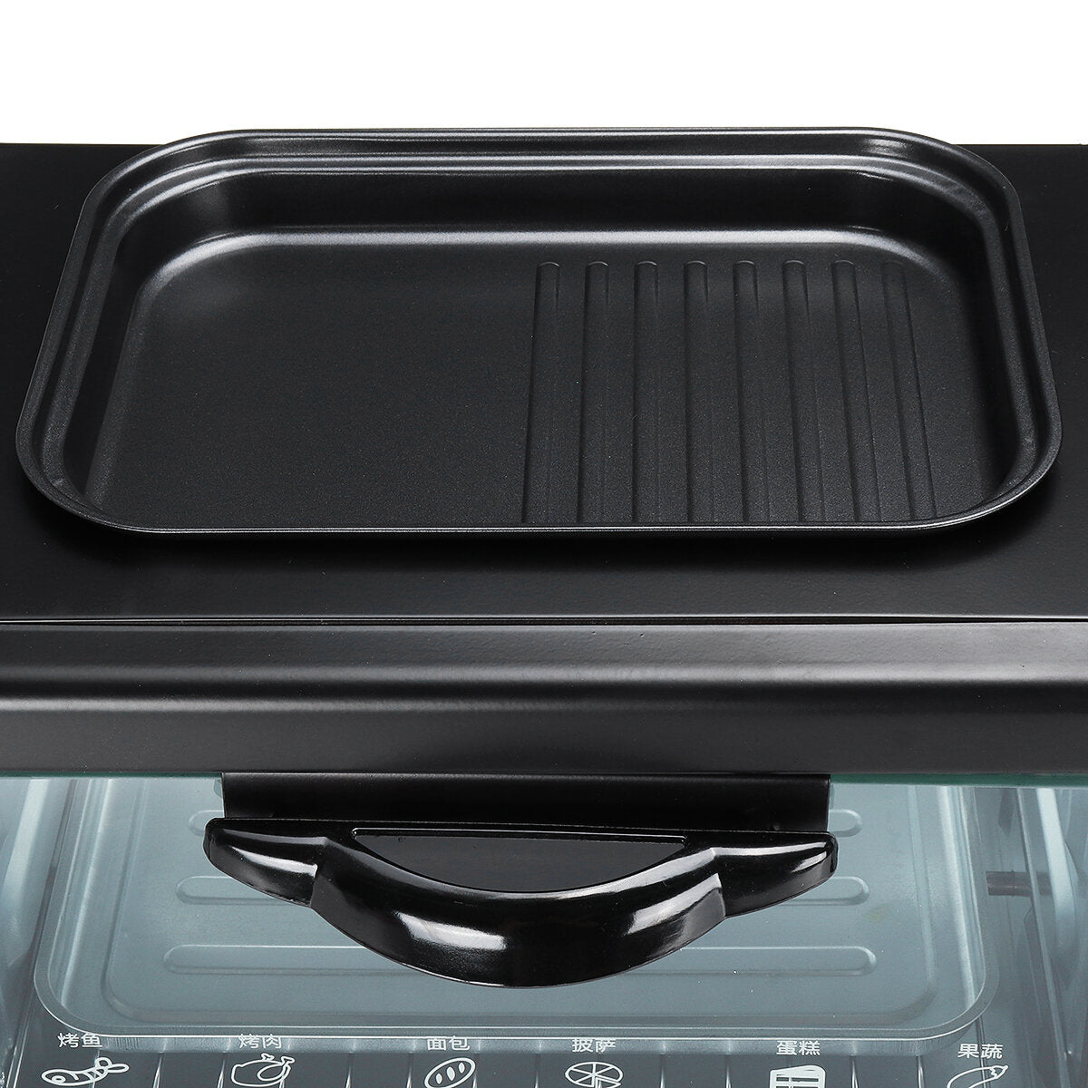 220V 3 In 1 Multifunction Breakfast Machine Electric Toaster Oven Frying Coffee