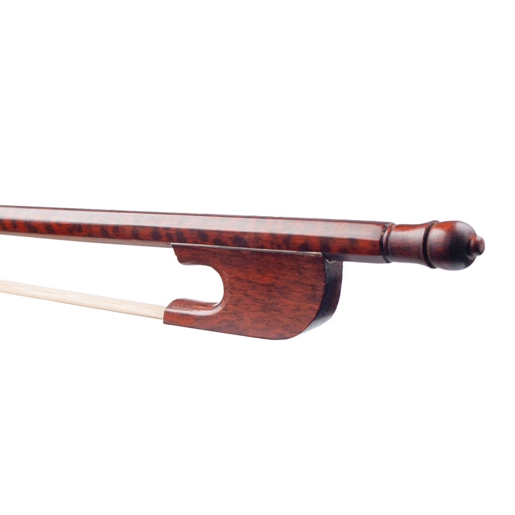 4/4 Size Professional Fiddle Violin Bow Balance Snakewood Bow Baroque Snakewood White Mongolia Horsehair Violin Parts