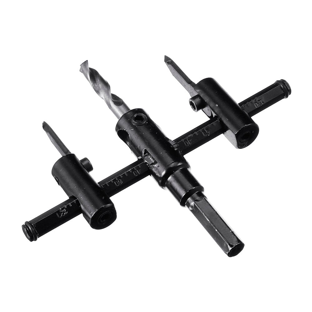 120/200/300mm Adjustable Circle Hole Saw Cutter Drywall Wood Board Hole Saw Drill Bit