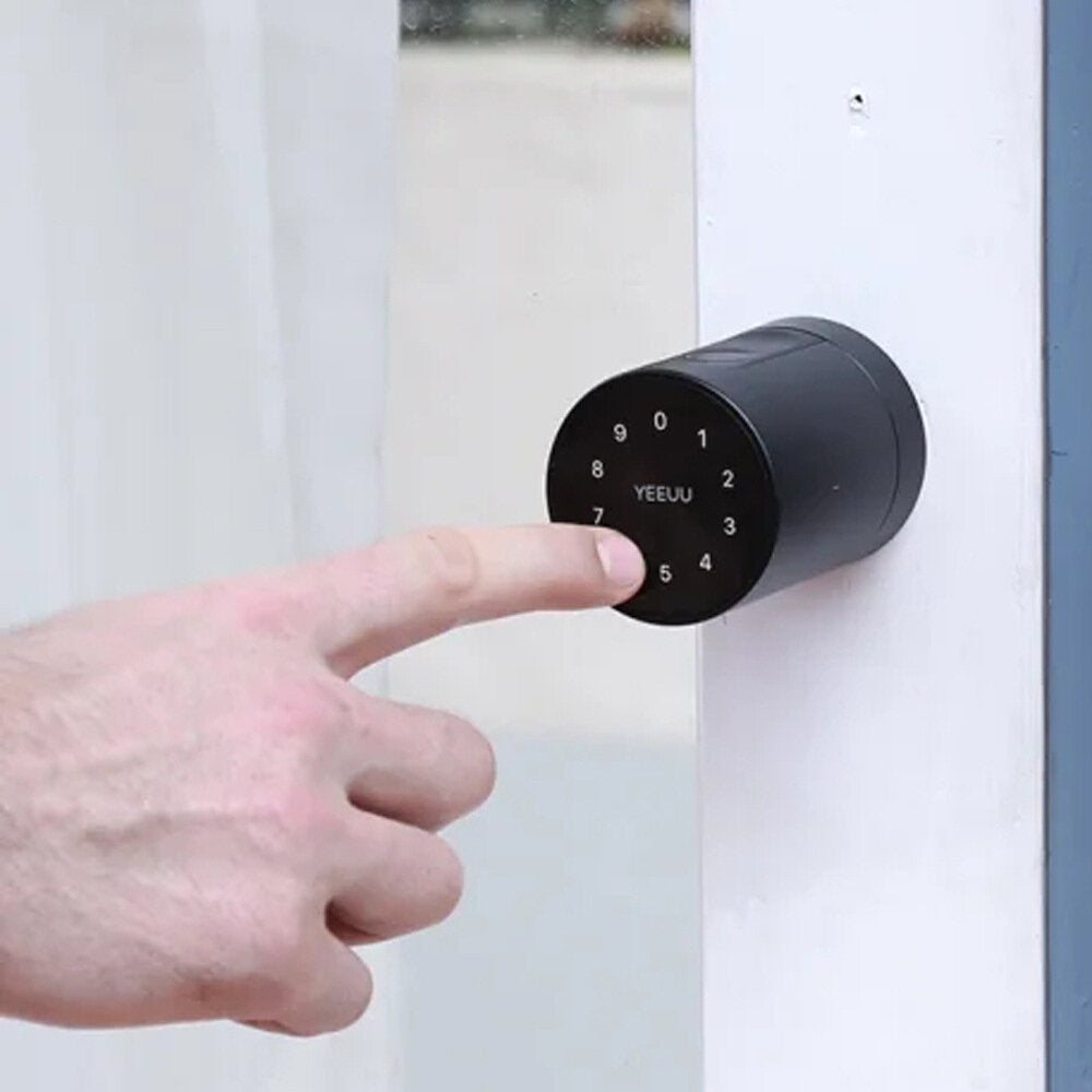 Smart Door Lock Bluetooth Lock Cylinder Fingerprint Password Lock Intelligent Lock IP55 Weatherproofing