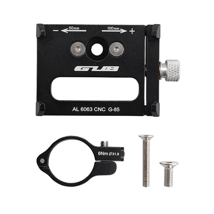 CNC Bicycle Phone Holder Bracket for Phone GPS Device Up To 6.2 Inch Non-slip