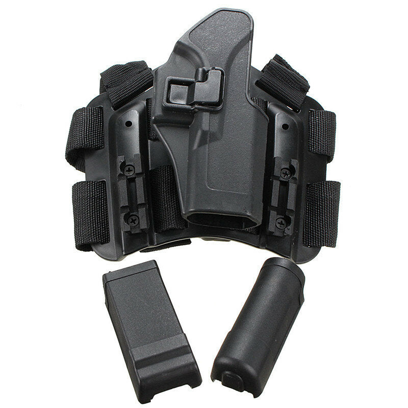 Adjustable 4-in-1 Tactical Holster Leg Belt Magazine Belt Mollle Military Storage Bag Hunting Fishing