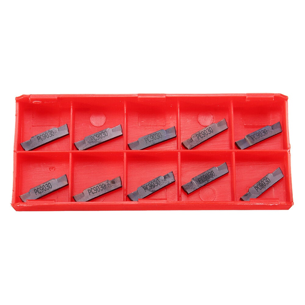 10pcs 2mm Carbide Insert for MGEHR/MGIVR Grooving Cut Off Tool Holder