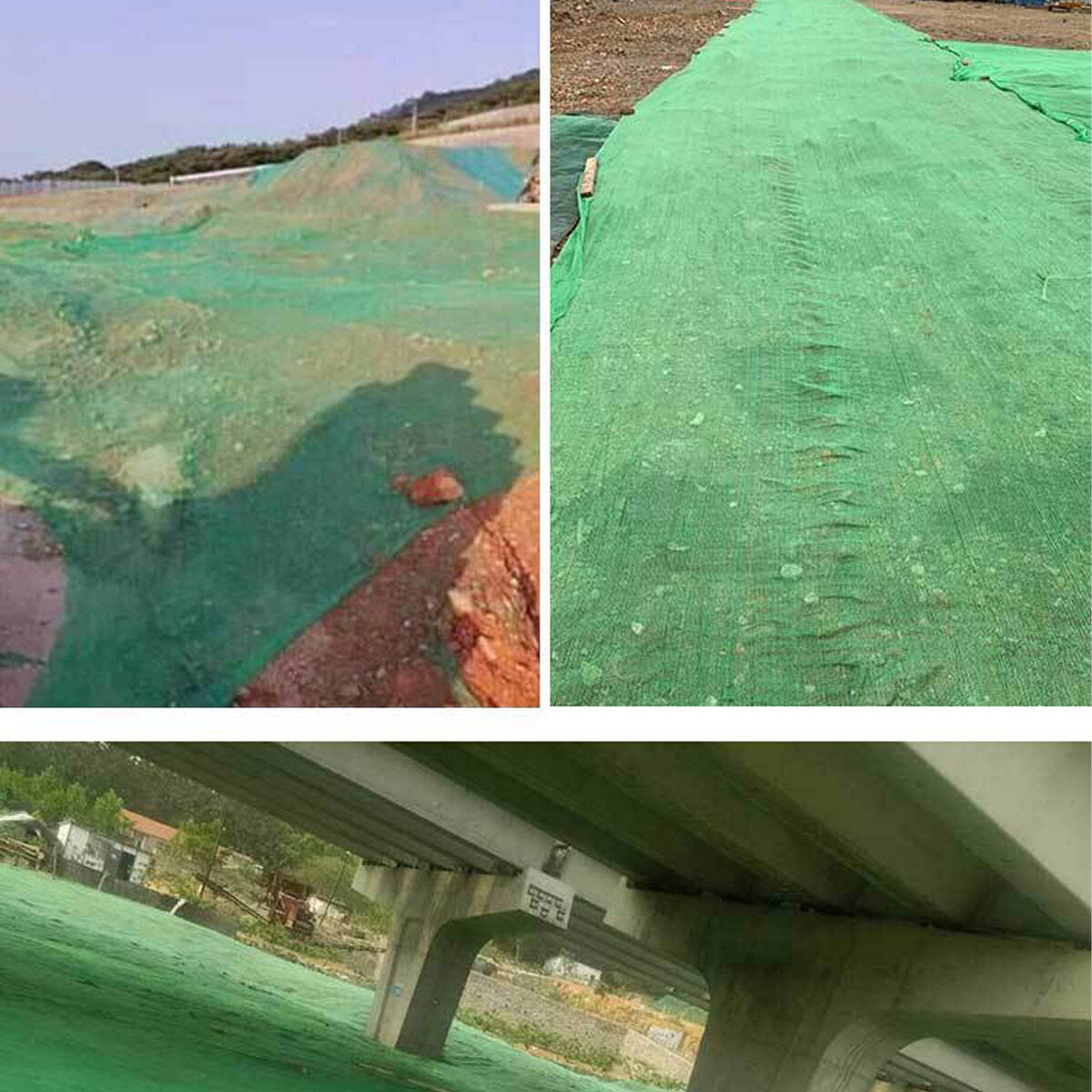 Green Shade Net Windbreak Dust and Sun Protection Soil Cover Net Garden Fence Greenhouse Net