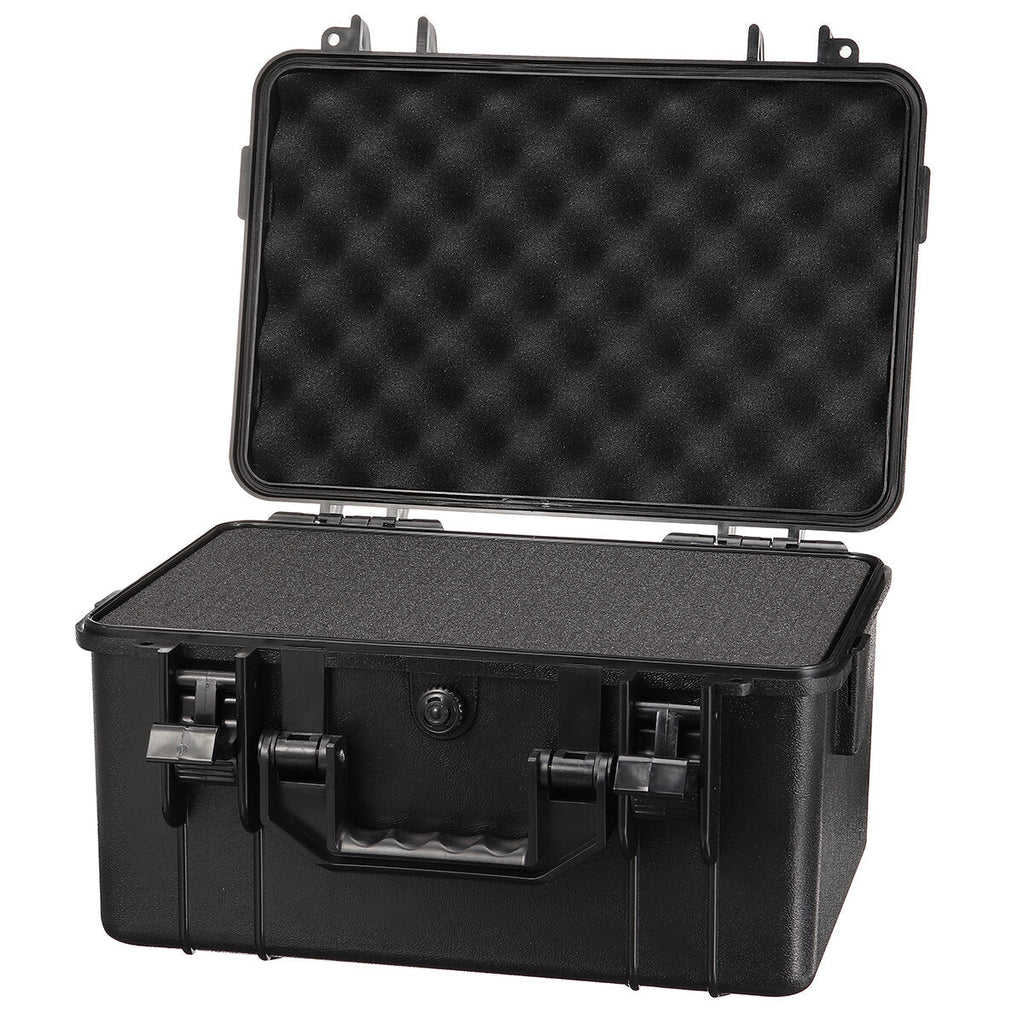 ABS Plastic Sealed Waterproof Storage Case Foam Impact -Resistant Hiking Portable Tool Box Dry Box