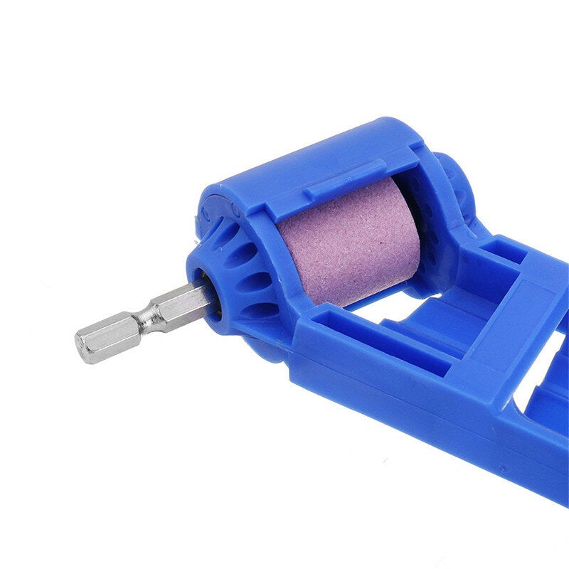 10Pcs Portable Drill Bit Sharpener 2-12.5mm Corundum Grinding Wheel Powered Tool for Drill Polishing