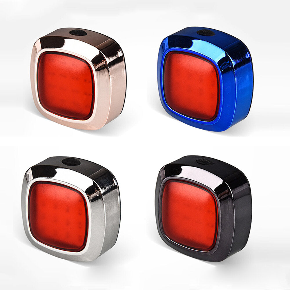 Smart Bike Taillight USB Rechargeable 5 Modes Adjustable Sensing Warning Lamp Waterproof Cycling