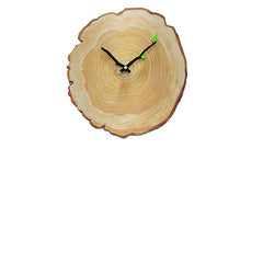 Creative Wooden Pattern Wall Clock Mute Wall Clock Quartz Wall Clock For Home Office Decorations