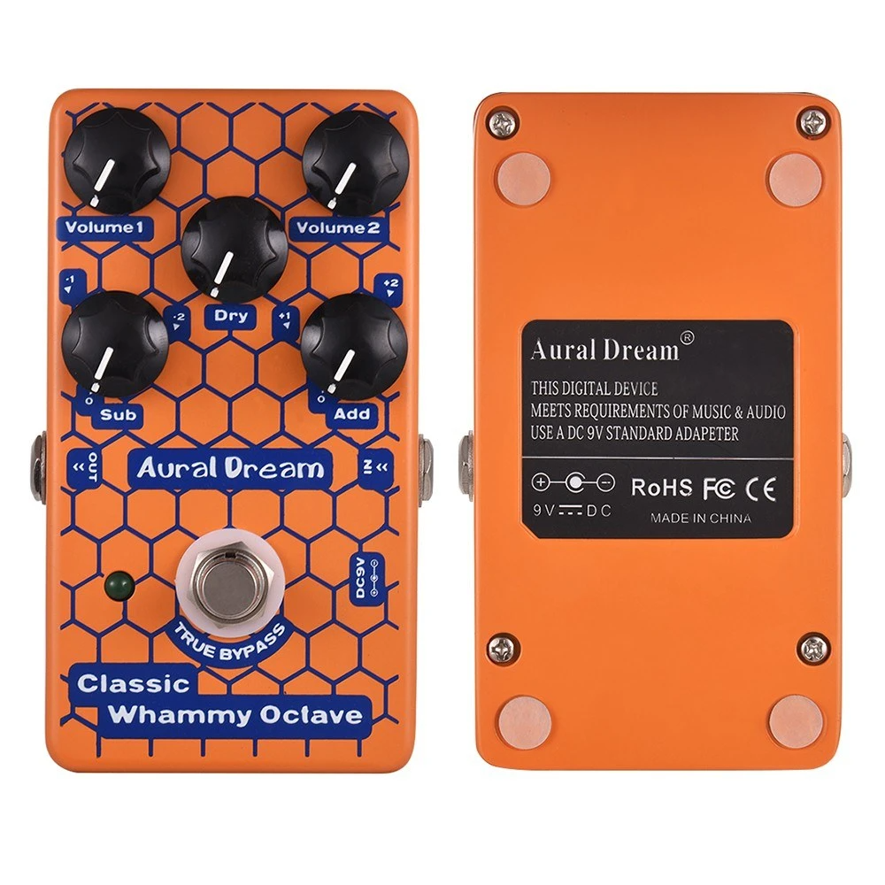 Classic Octave Guitar Effect Pedal Aluminum Alloy Shell True Bypass