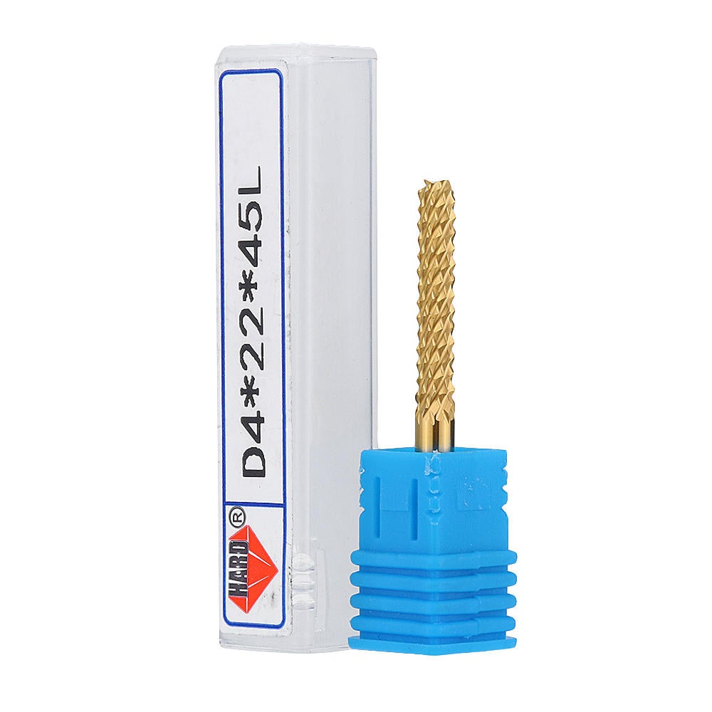 4mm Shank 12-32mm Tungsten Carbide End Mill Titanuim Coated PCB Milling Cutter