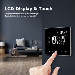 WiFi Smart LCD Display Touch Screen Thermostat for Electric Floor Heating Water/Gas Boiler Temperature Remote Controller