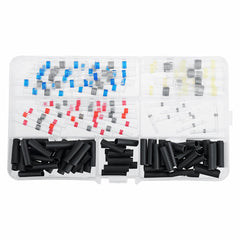 120pcs Solder Seal Heat Shrink Sleeve Wire Butt Terminals Connectors Waterproof Connectors