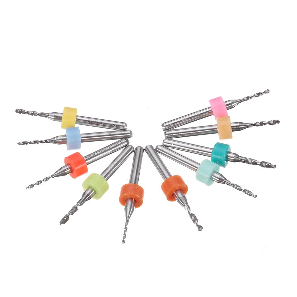 30pcs 0.1-2.0mm Tungsten Steel Hard Alloy PCB CNC Drill Bits For Circuit Boards PCB Drill Bit