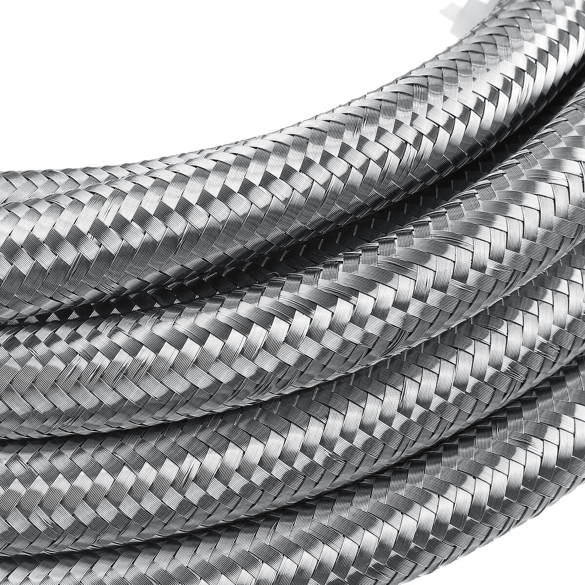 10 Feet 1000 PSI AN8 Nylon And Stainless Steel Braided Gas Line Hose